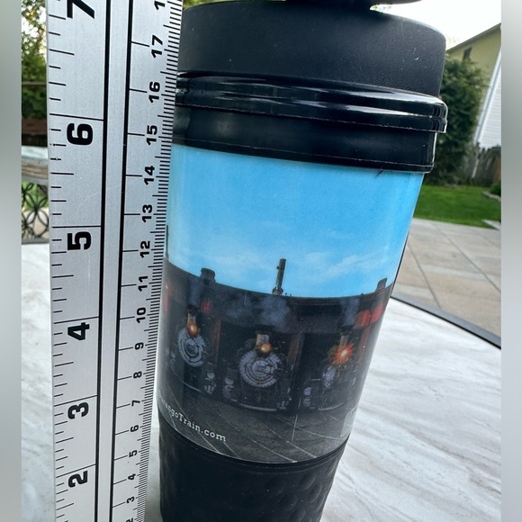 Durango Silverton Railroad travel mug Museum Souvenir Whirley Cup w/Lid USA - Picture 4 of 7